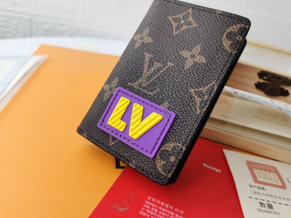LVコピーウォレット細部ディテール